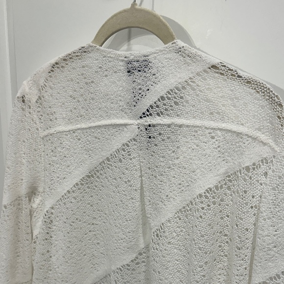 Chico's White Lace Knit Top - Picture 7 of 7